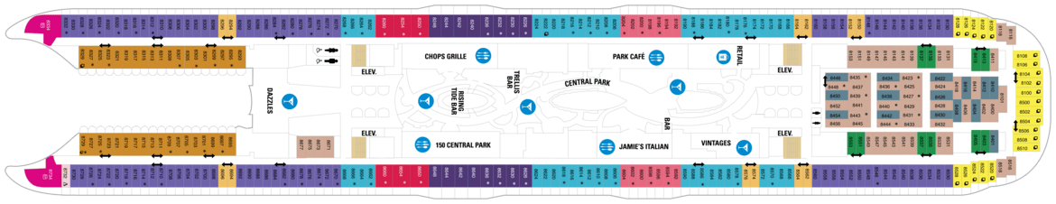 Royal Caribbean International, Symphony of the Seas, Deck 8.png